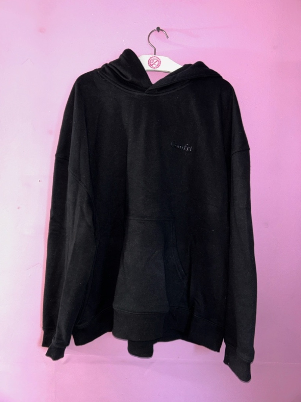 Comfrt Black Pullover Hoodie - 2XL Tag